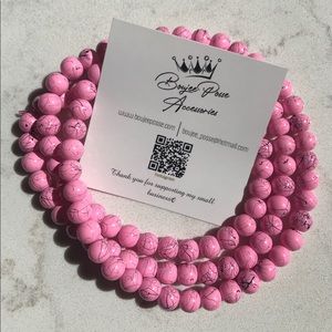 Bubblegum Pink Opaque Beads